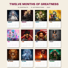 Load image into Gallery viewer, All twelve months of the 2027 calendar
