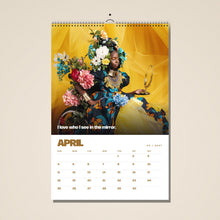 Load image into Gallery viewer, April page with the affirmation I love who I see in the mirror