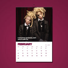 Load image into Gallery viewer, February page with the affirmation I come from greatness, and I carry it with me