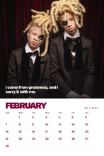 Load image into Gallery viewer, February 2027 calendar page