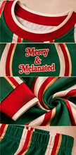 Load image into Gallery viewer, Merry &amp; Melanated stripe pajama set, photo 3