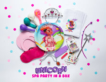 Load image into Gallery viewer, Unicorn Spa Party Box